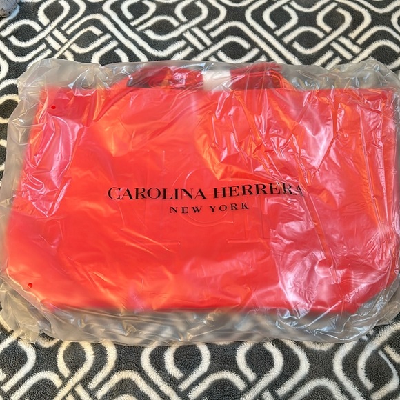 Carolina Herrera Handbags - Carolina Herrera Red Tote
